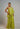 Lime Green Golconda Arsh One shoulder Set- front view
