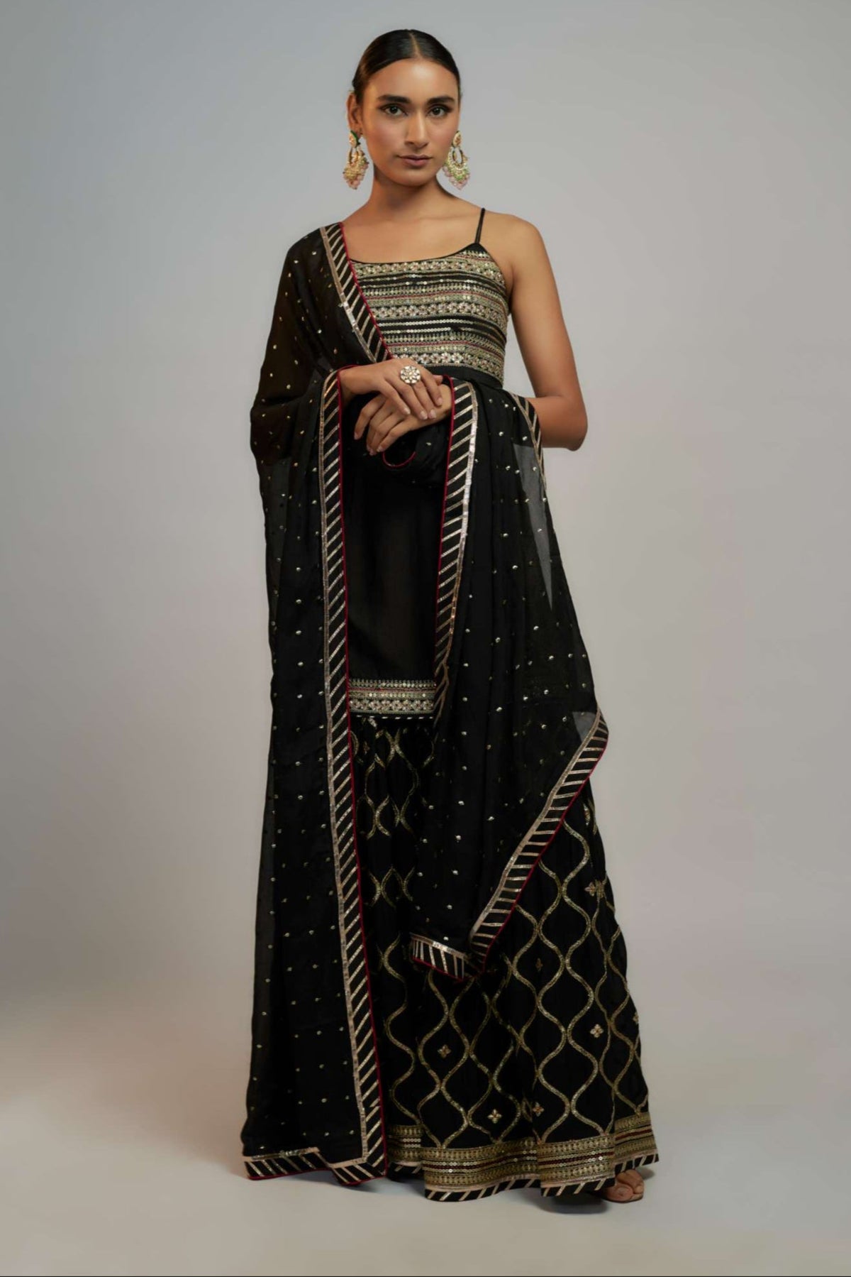 Golconda Aarva Strappy set- front view