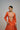 Orange Golconda Zeel Skirt Set- front view