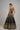 Black Golconda kriti lehenga set- back view