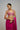 Rani Pink Golconda Uzvi Saree Set - front view