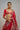 Red Golconda Jasmin lehenga Set- front view