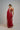 Red Golconda Vidhi Saree Set- back view