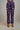 Purple Golconda Adveta pant set- close view