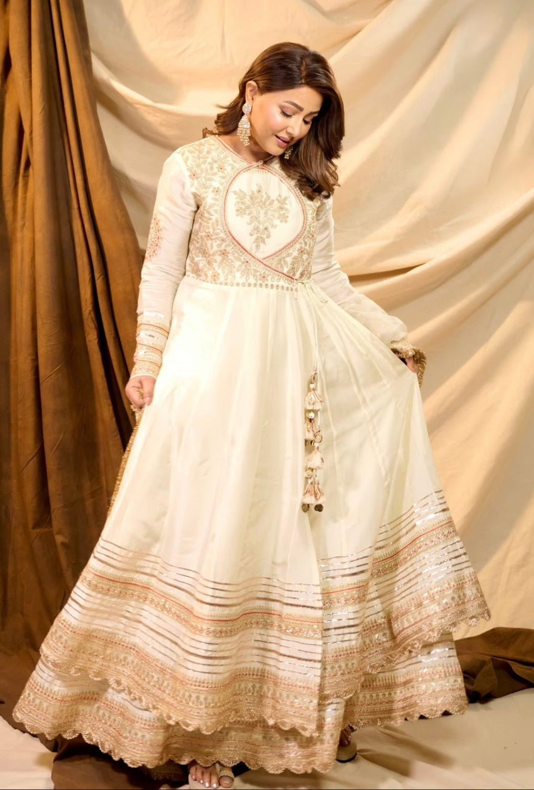 Golconda Meera Anarkali Set- Hina Khan