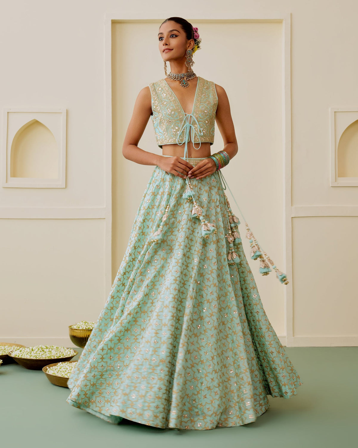 Nazm Lehenga Set