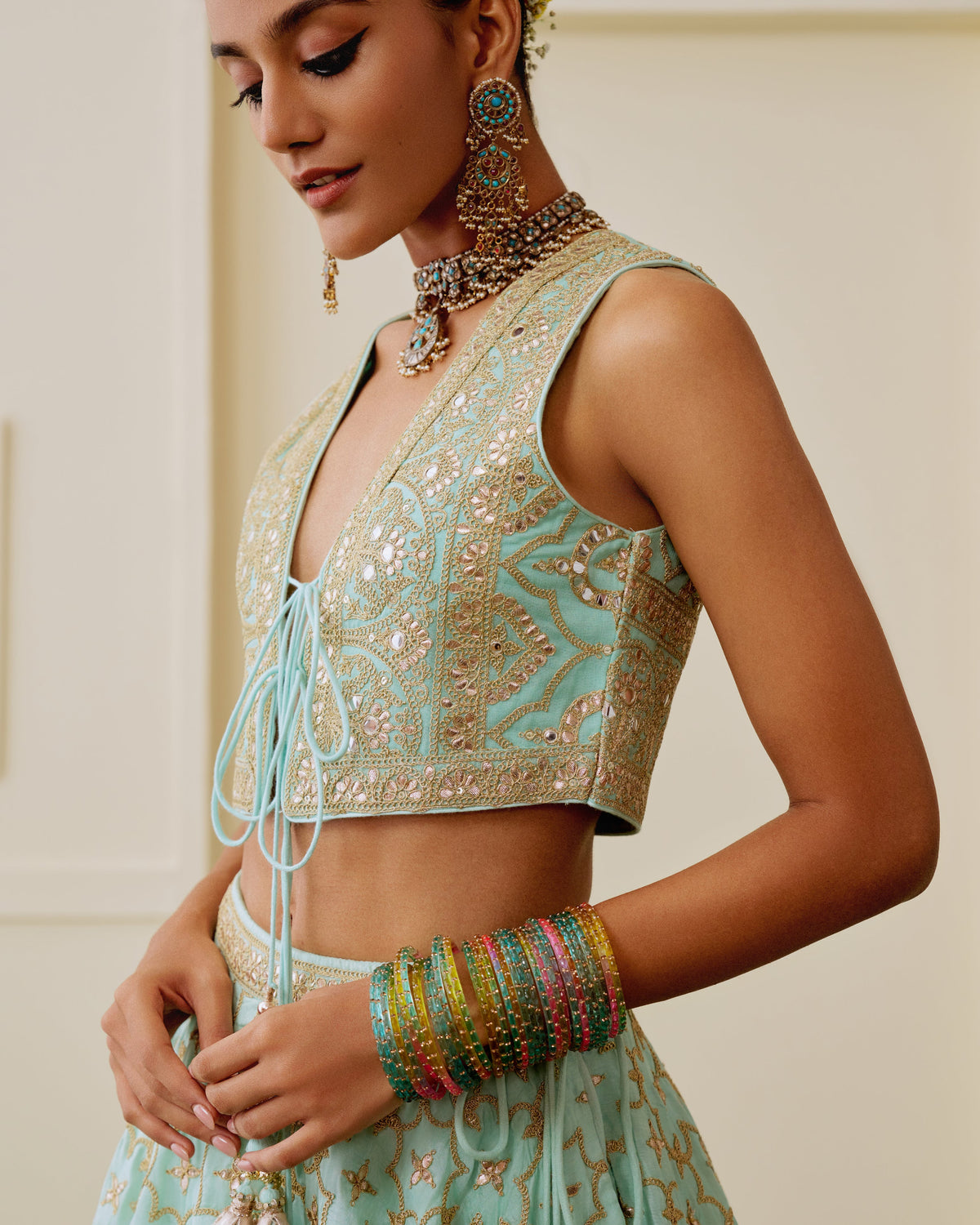 Nazm Lehenga Set