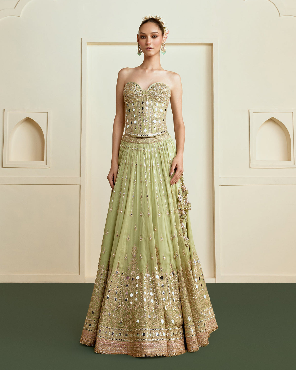 Mallaikaa Chheda in Zivaya Lehenga set