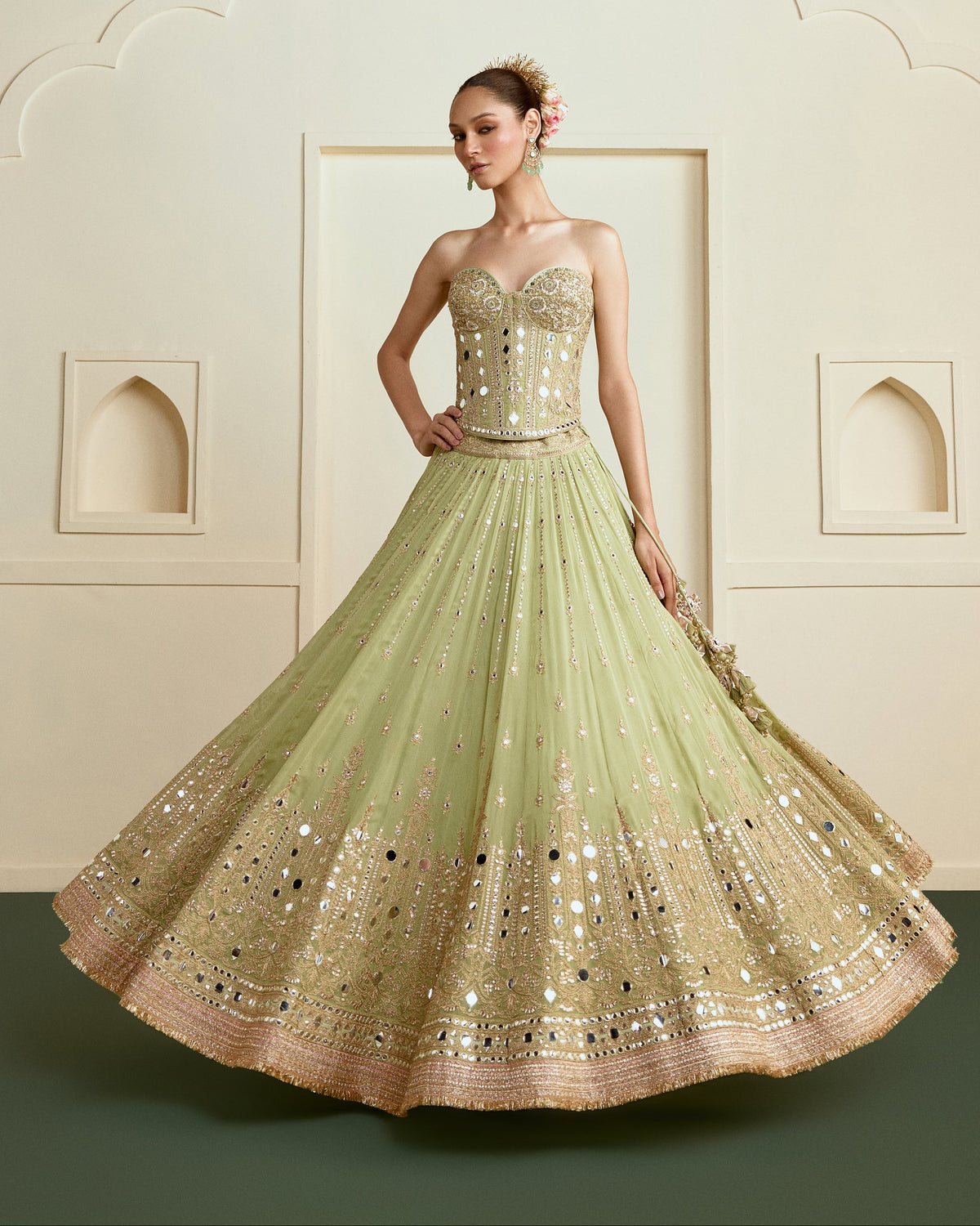 Mallaikaa Chheda in Zivaya Lehenga set