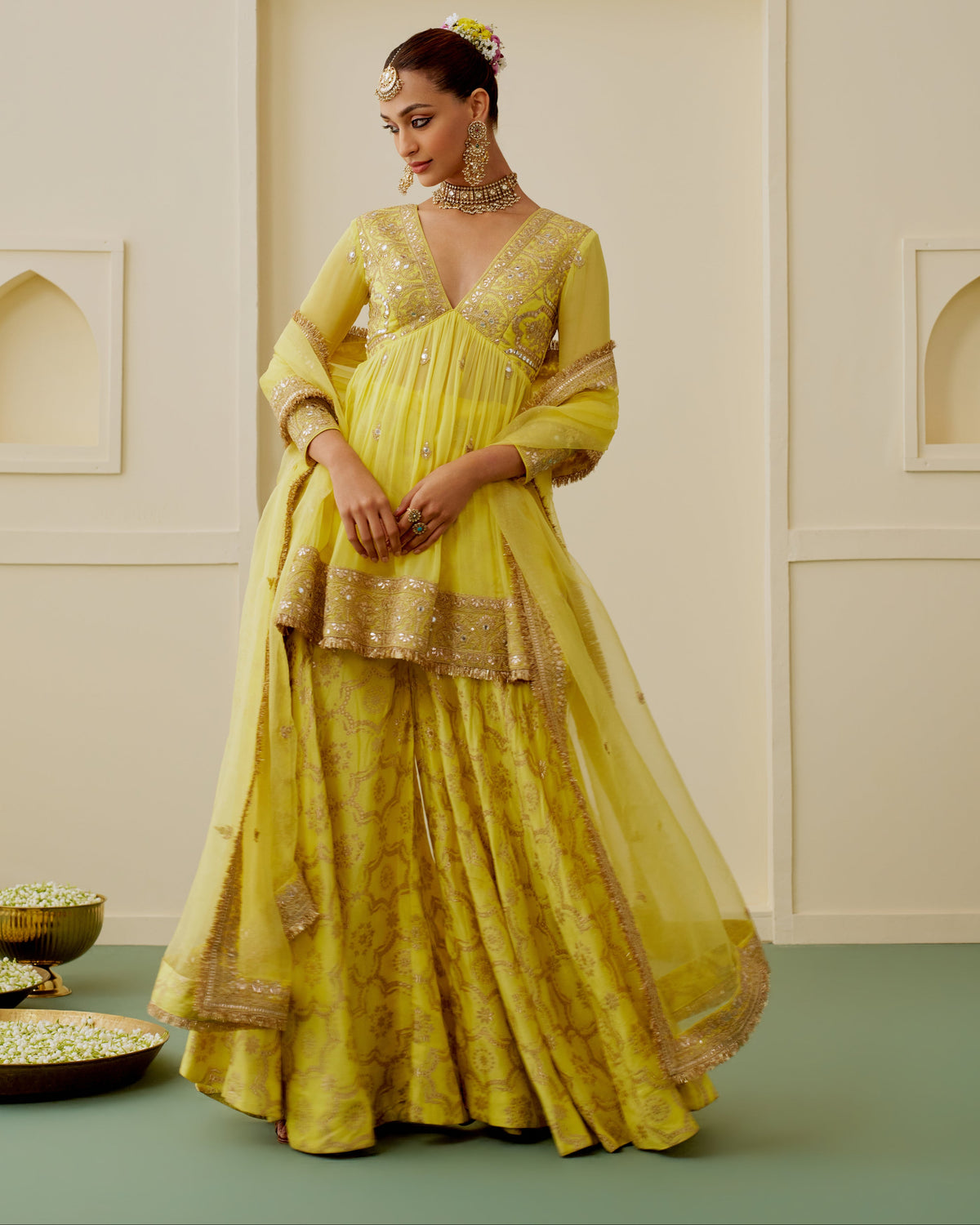 Rukhsaar Peplum Set