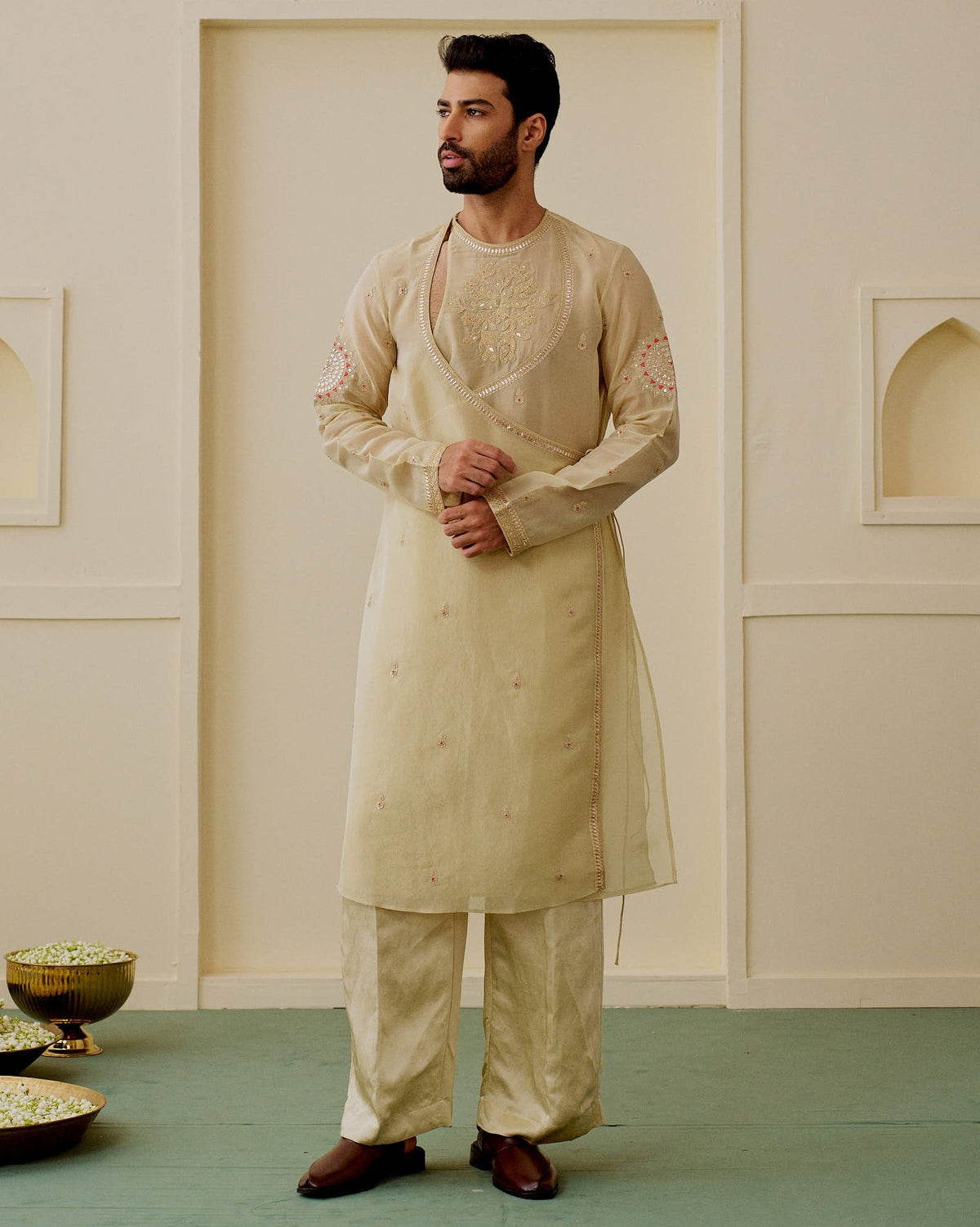 Archit Angrakha Kurta Set
