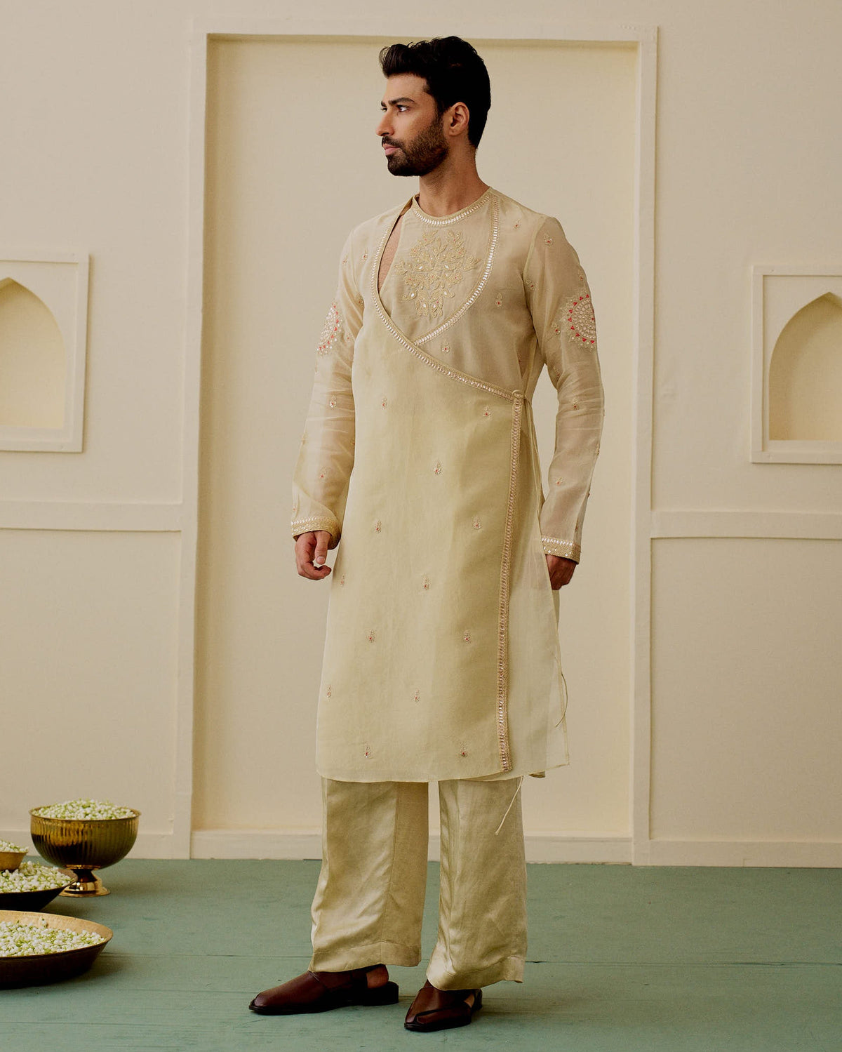 Archit Angrakha Kurta Set