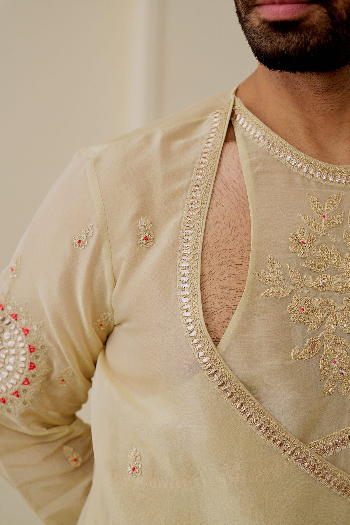 Archit Angrakha Kurta Set