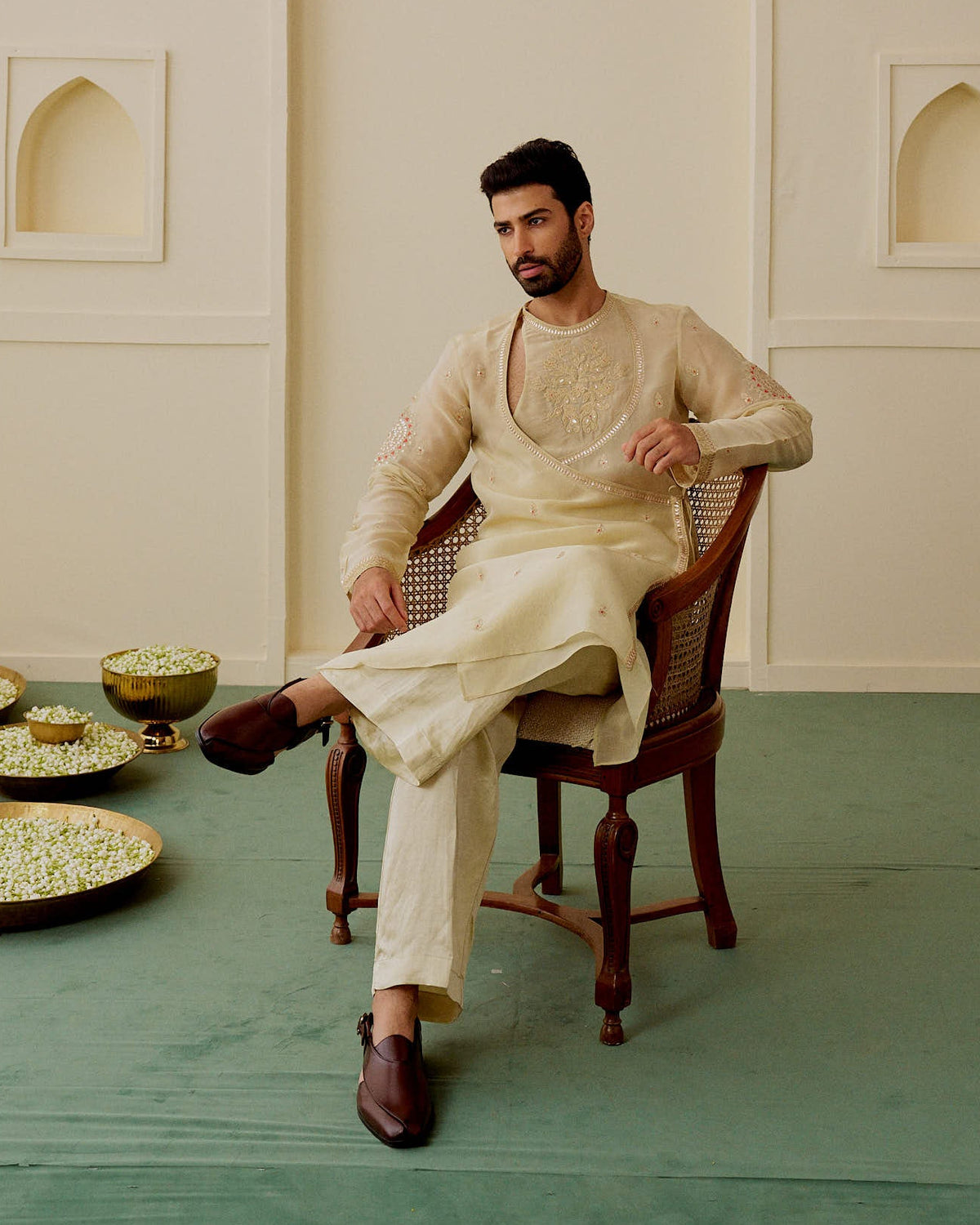 Archit Angrakha Kurta Set