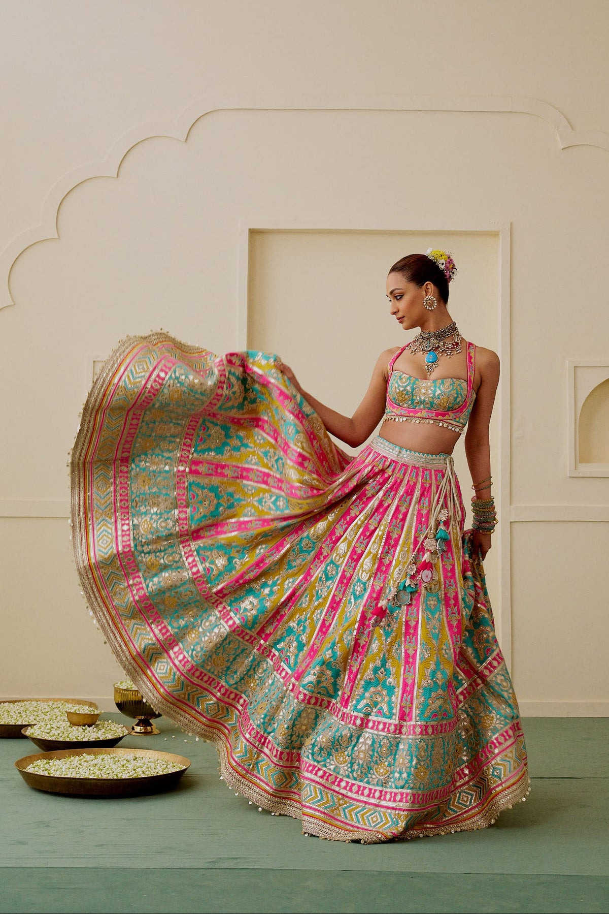 Radhika Madan in Zamaana Lehenga Set