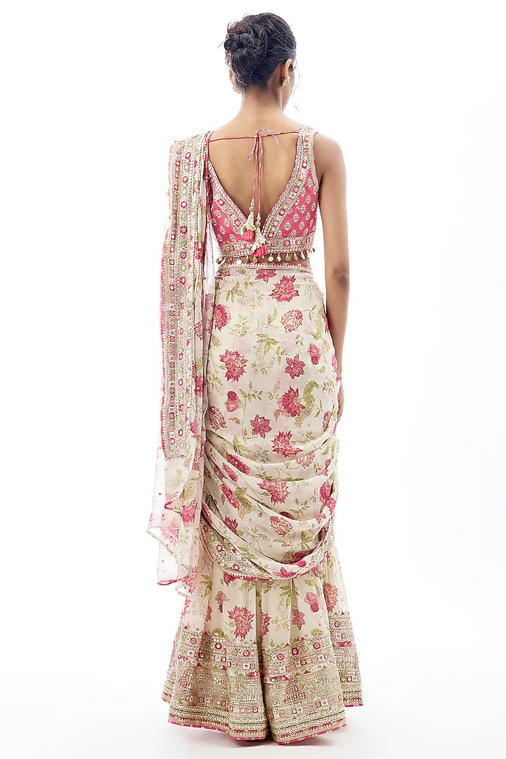 Jenisha Saree Set
