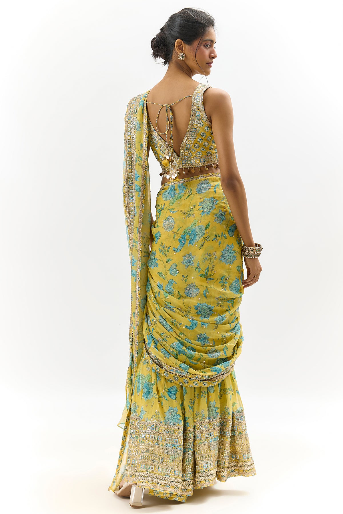 Jenisha Saree Set