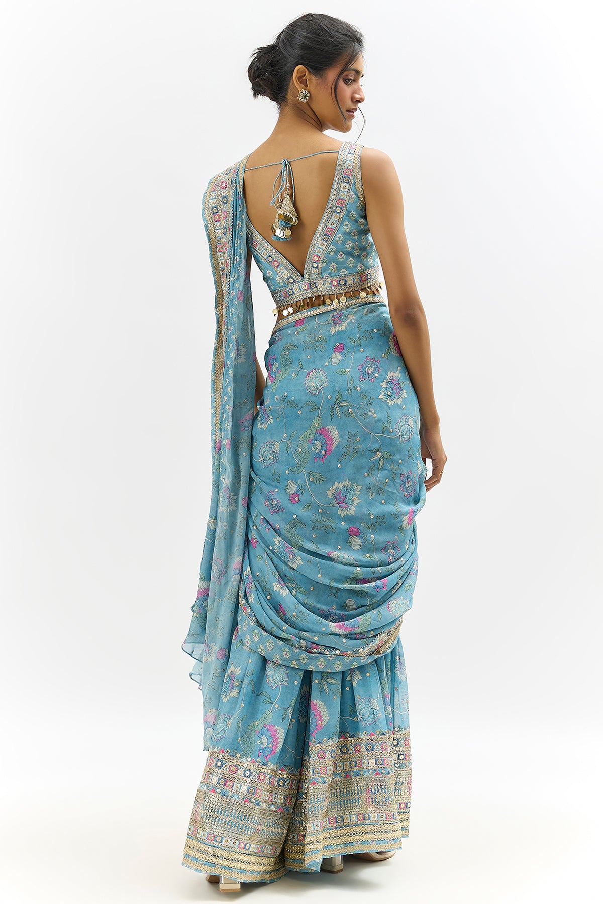 Jenisha Saree Set