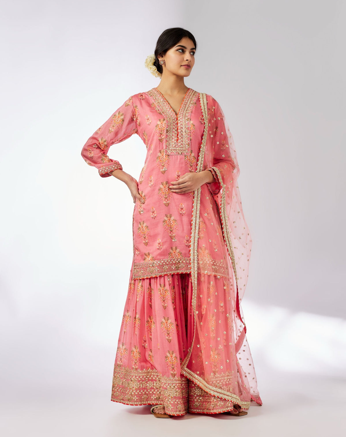 Sadhna Sharara Set