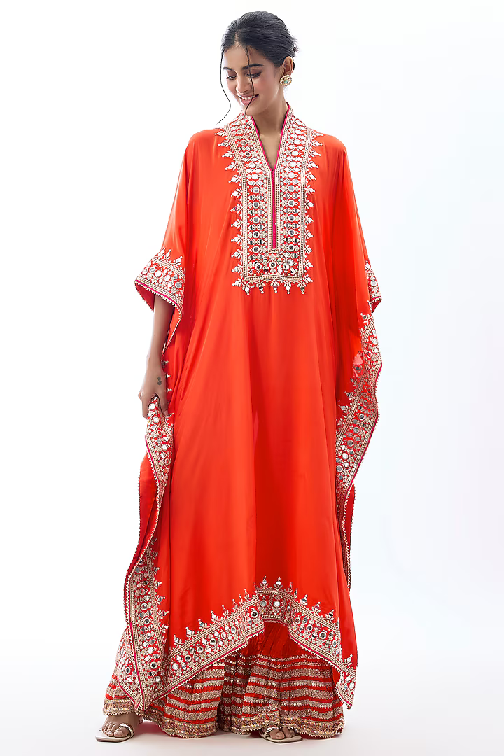 Shrushti Kaftan Sharara Set