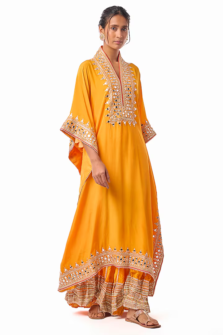Shrushti Kaftan Sharara Set