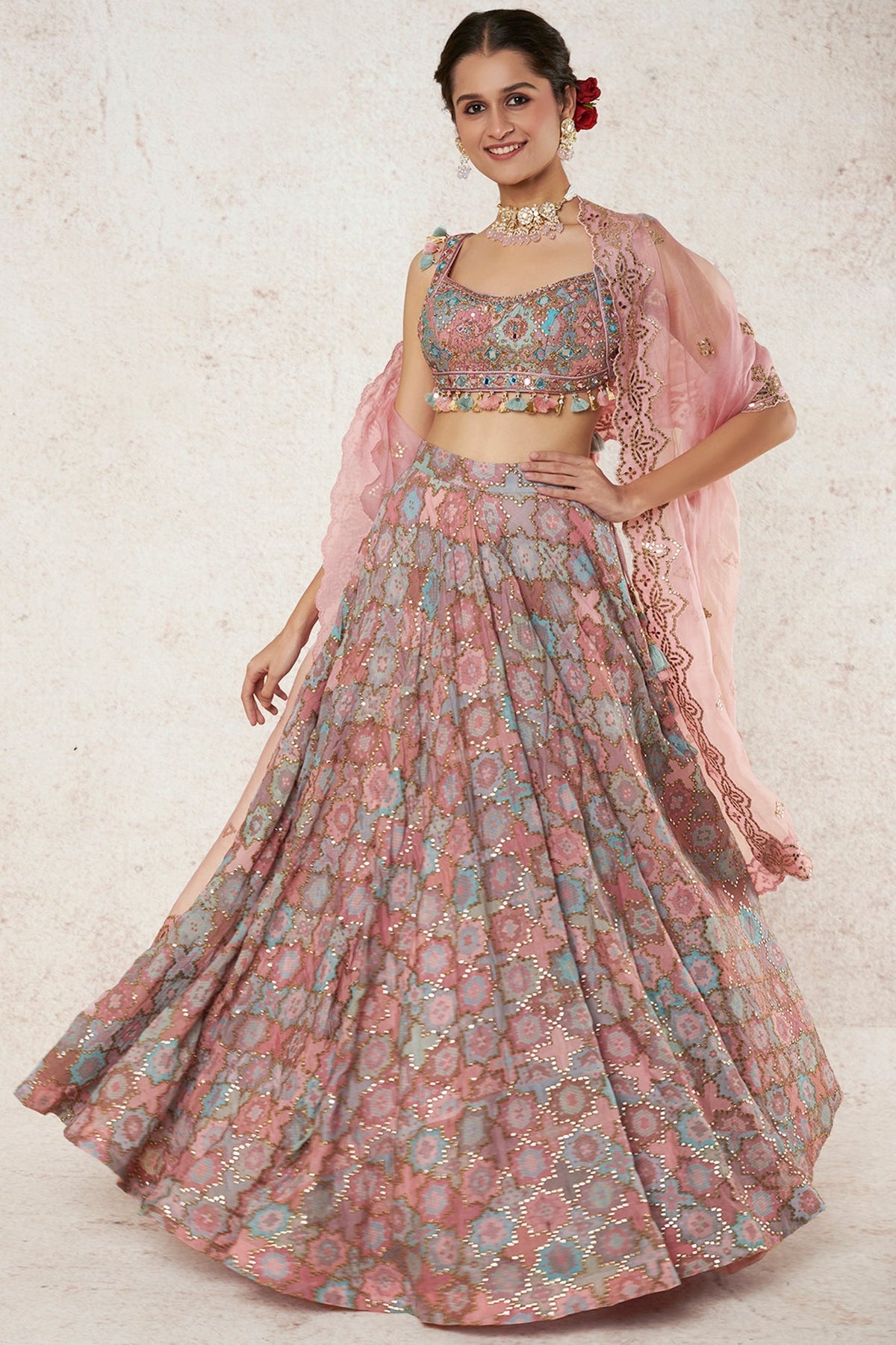 Gorgeous Himayra Lehenga Set- front view
