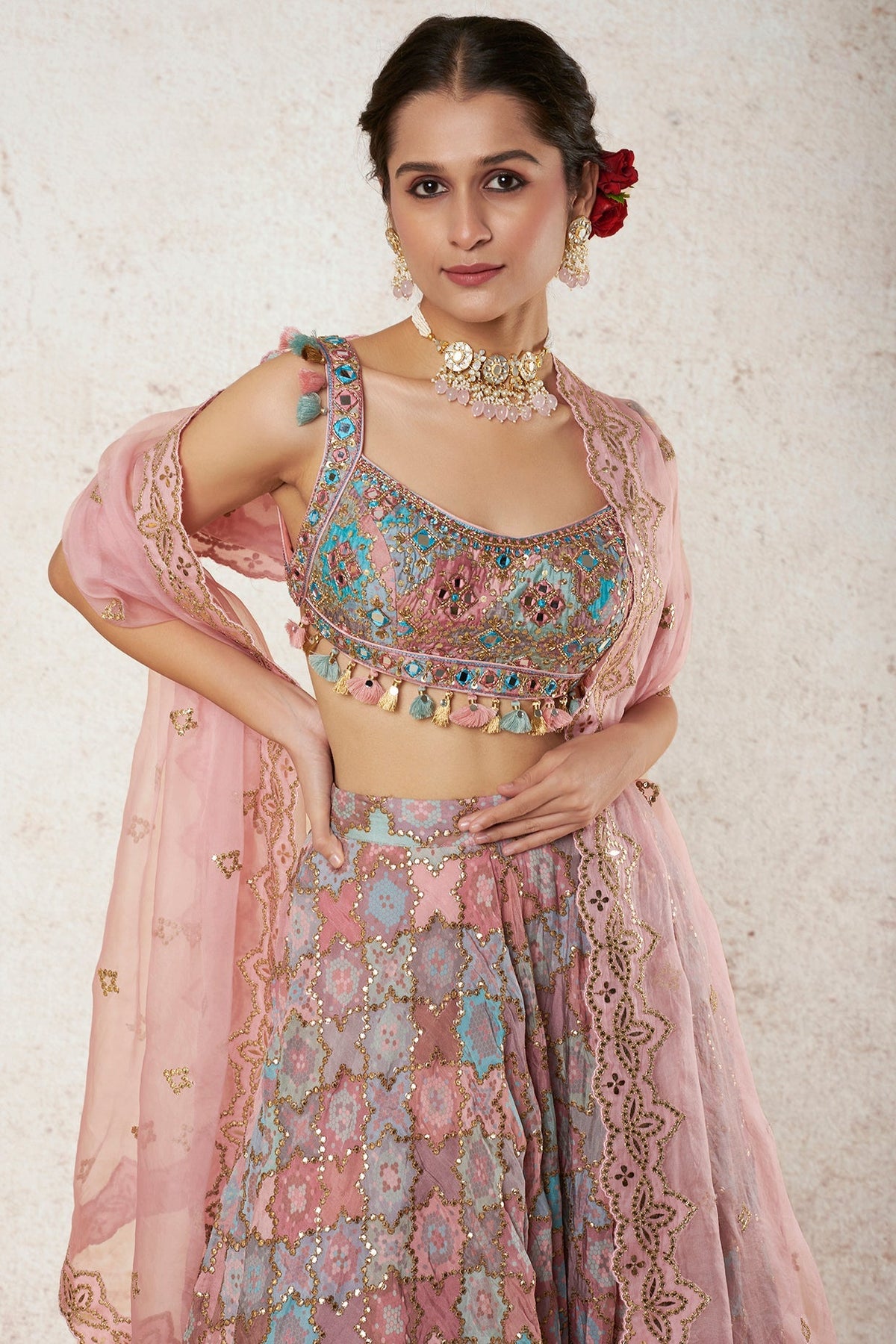 Gorgeous Himayra Lehenga Set- front view