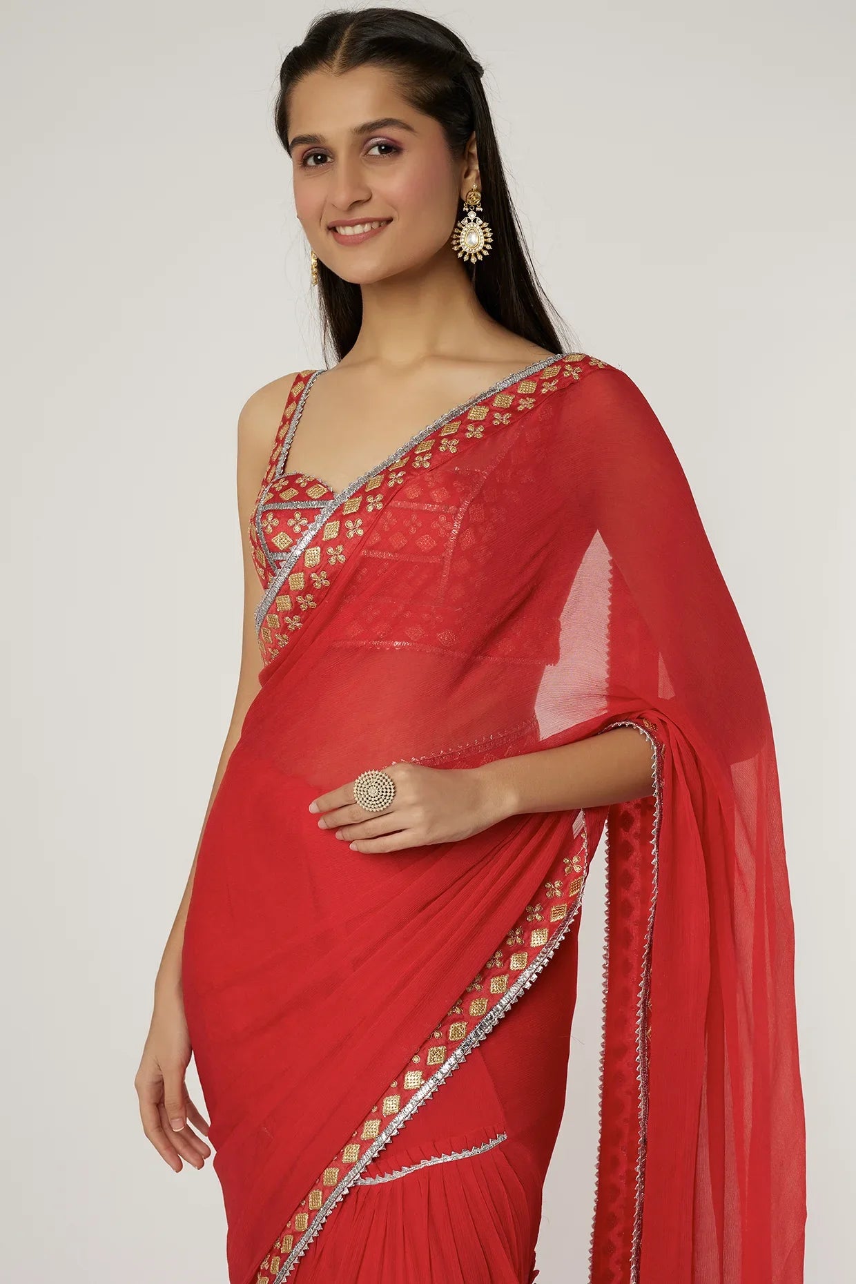 Shilpa sales saree style