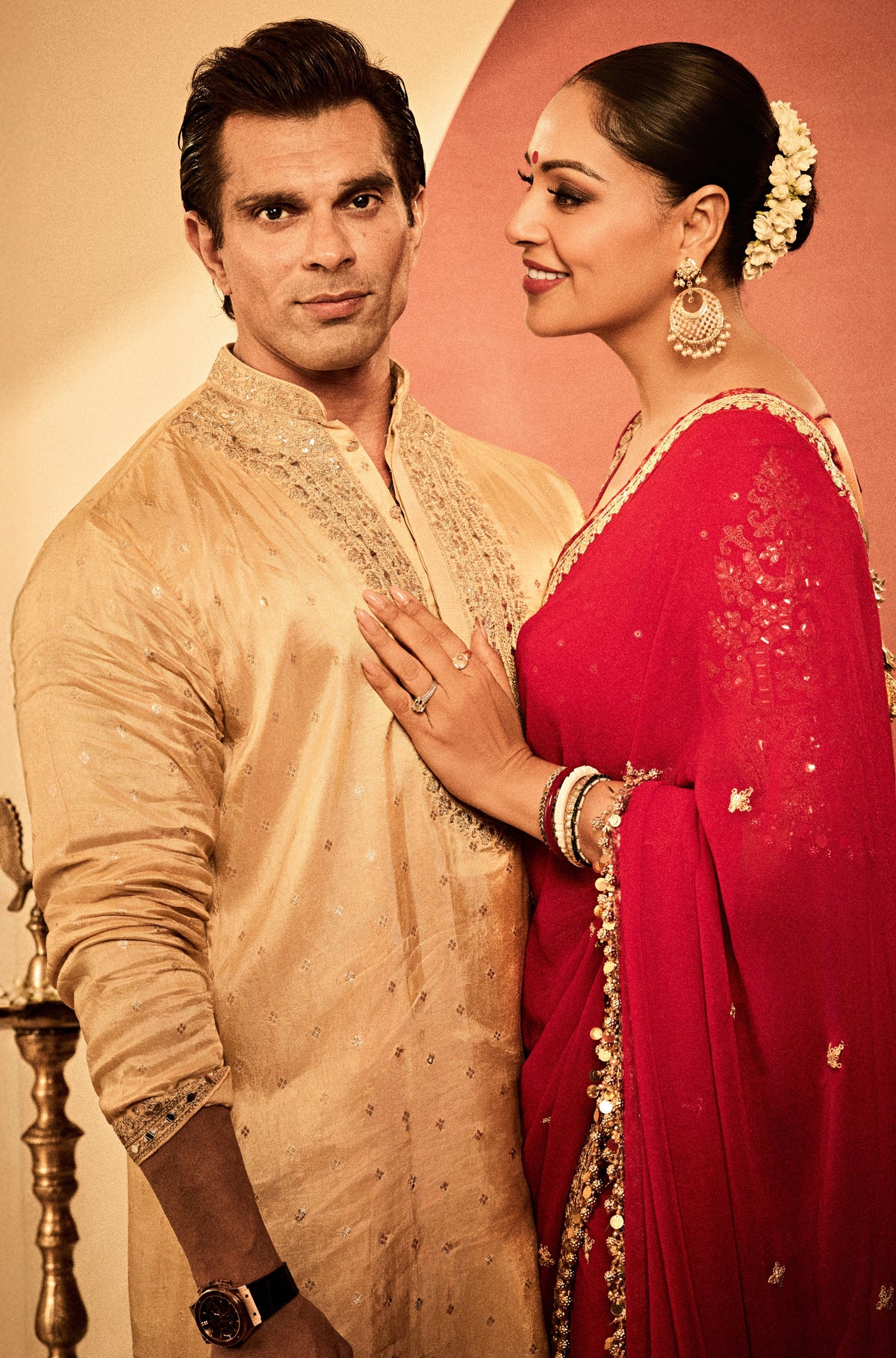 Karan Singh Grover in Bijoy Kurta Set