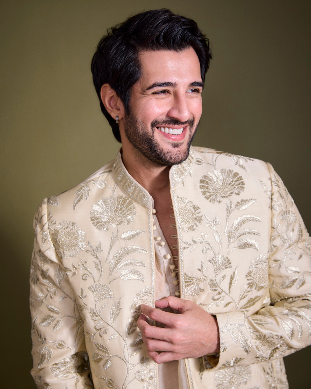 Aditya seal in Dhir Jacket Set