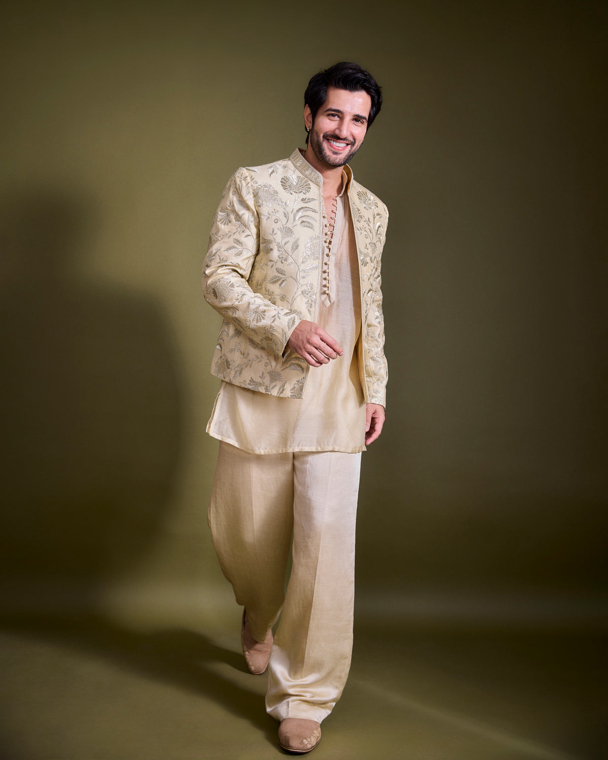 Aditya seal in Dhir Jacket Set