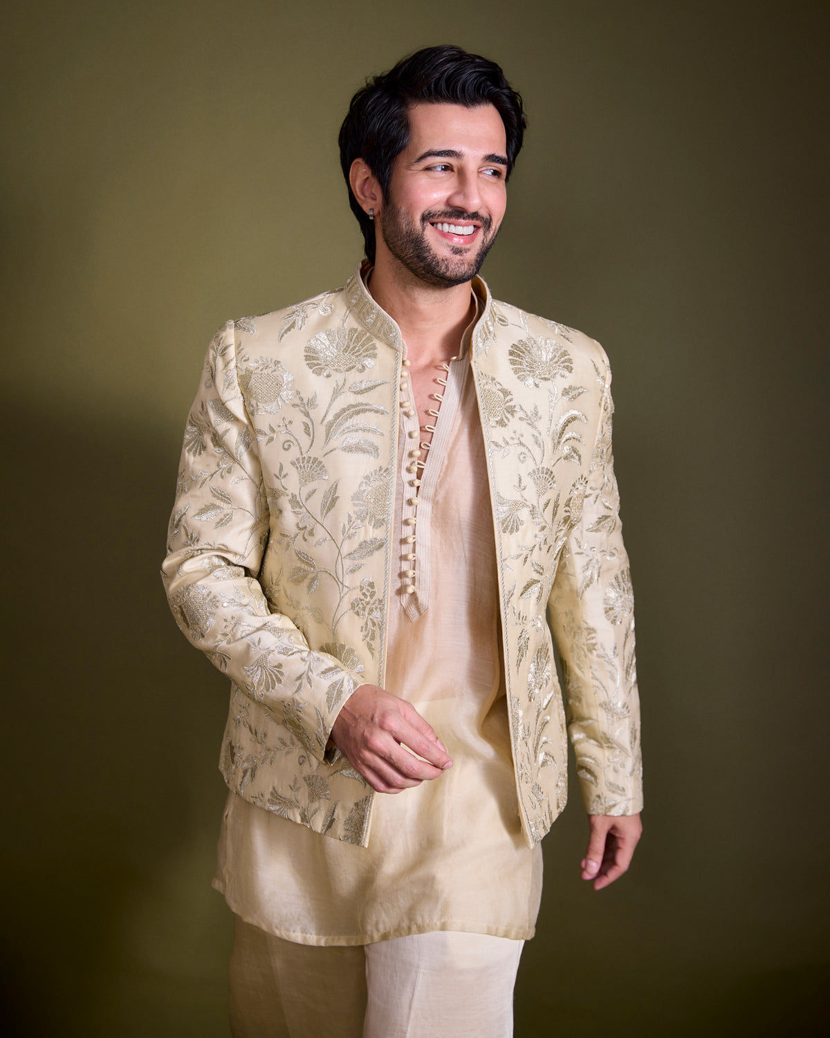 Aditya seal in Dhir Jacket Set