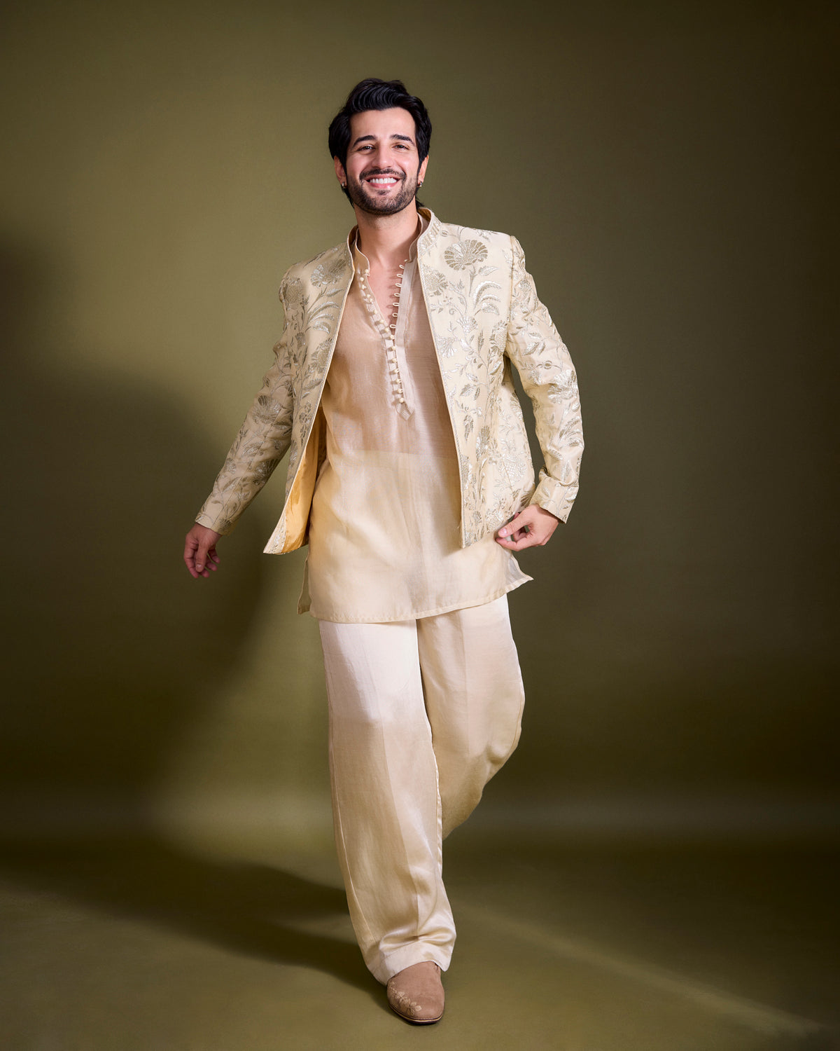 Aditya seal in Dhir Jacket Set