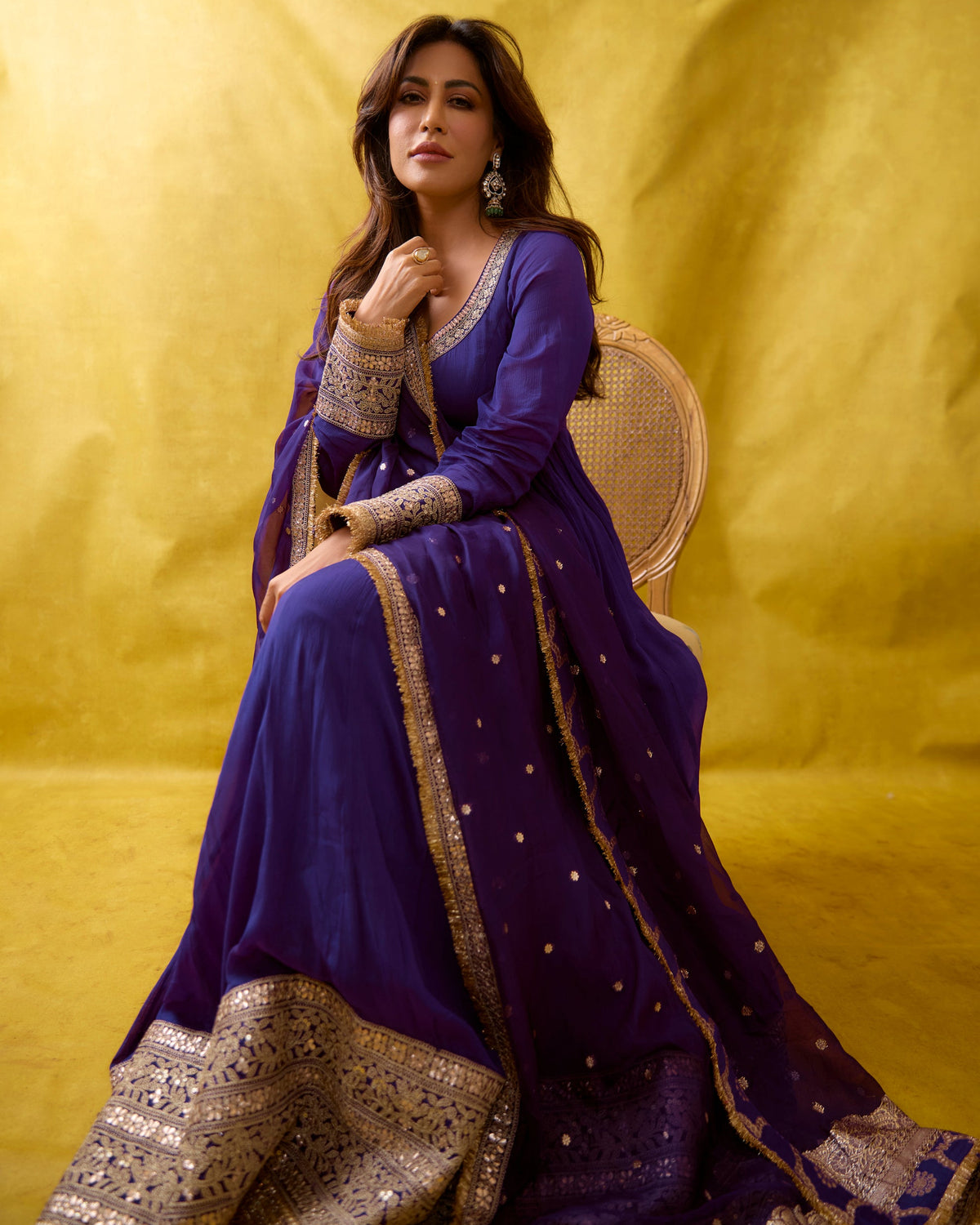 Chitrangada Anarkali Set