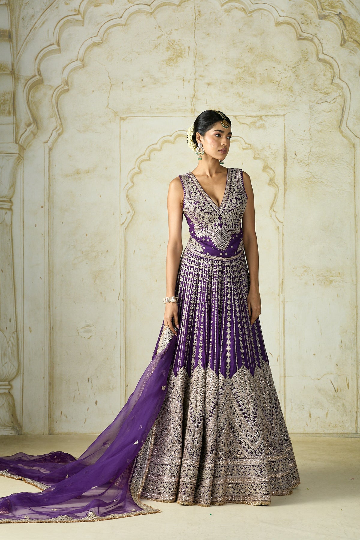 Kubbra sait in Razia Lehenga Set