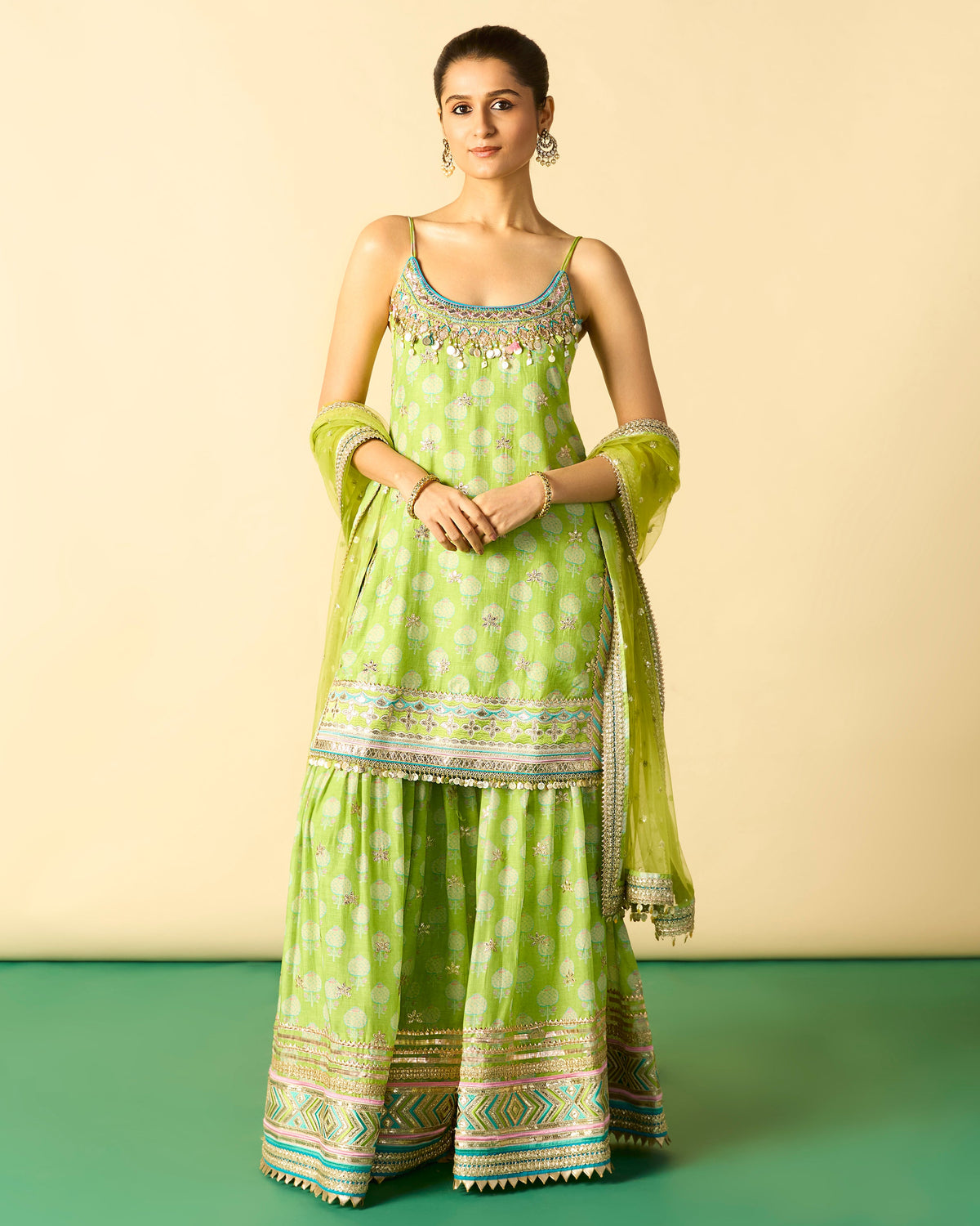 Ravina Strappy Sharara Set