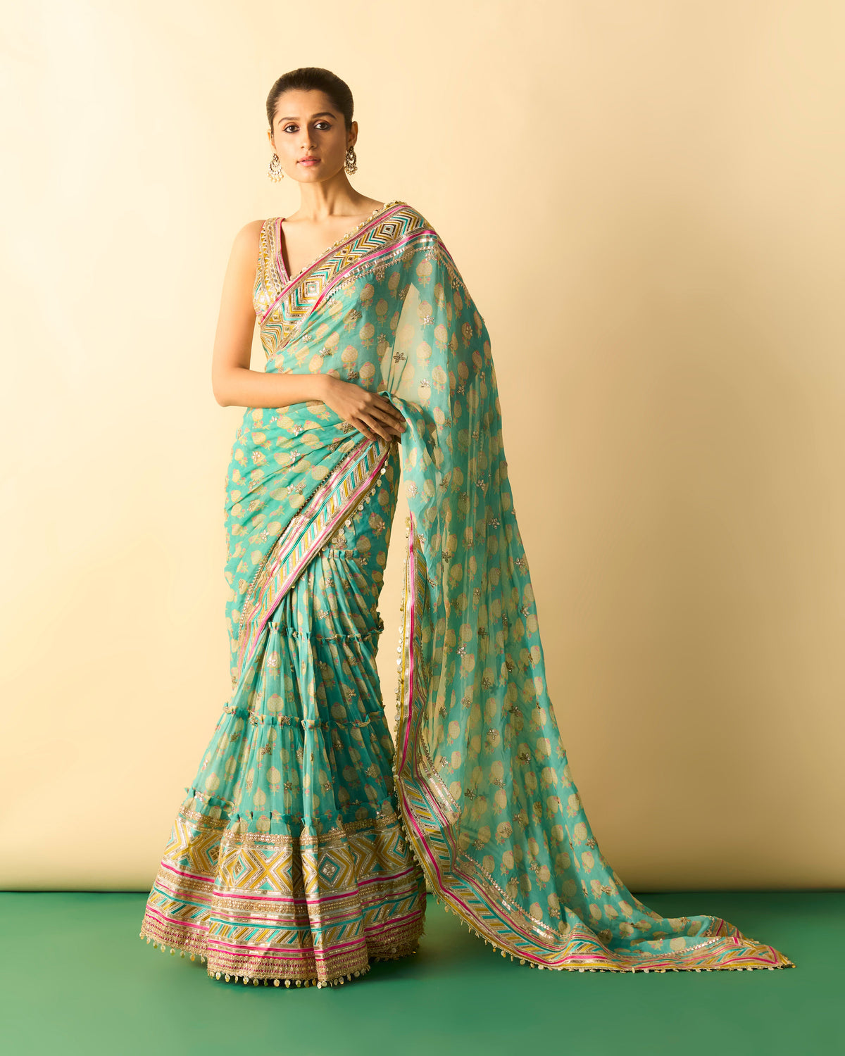 Jasleen Saree Set