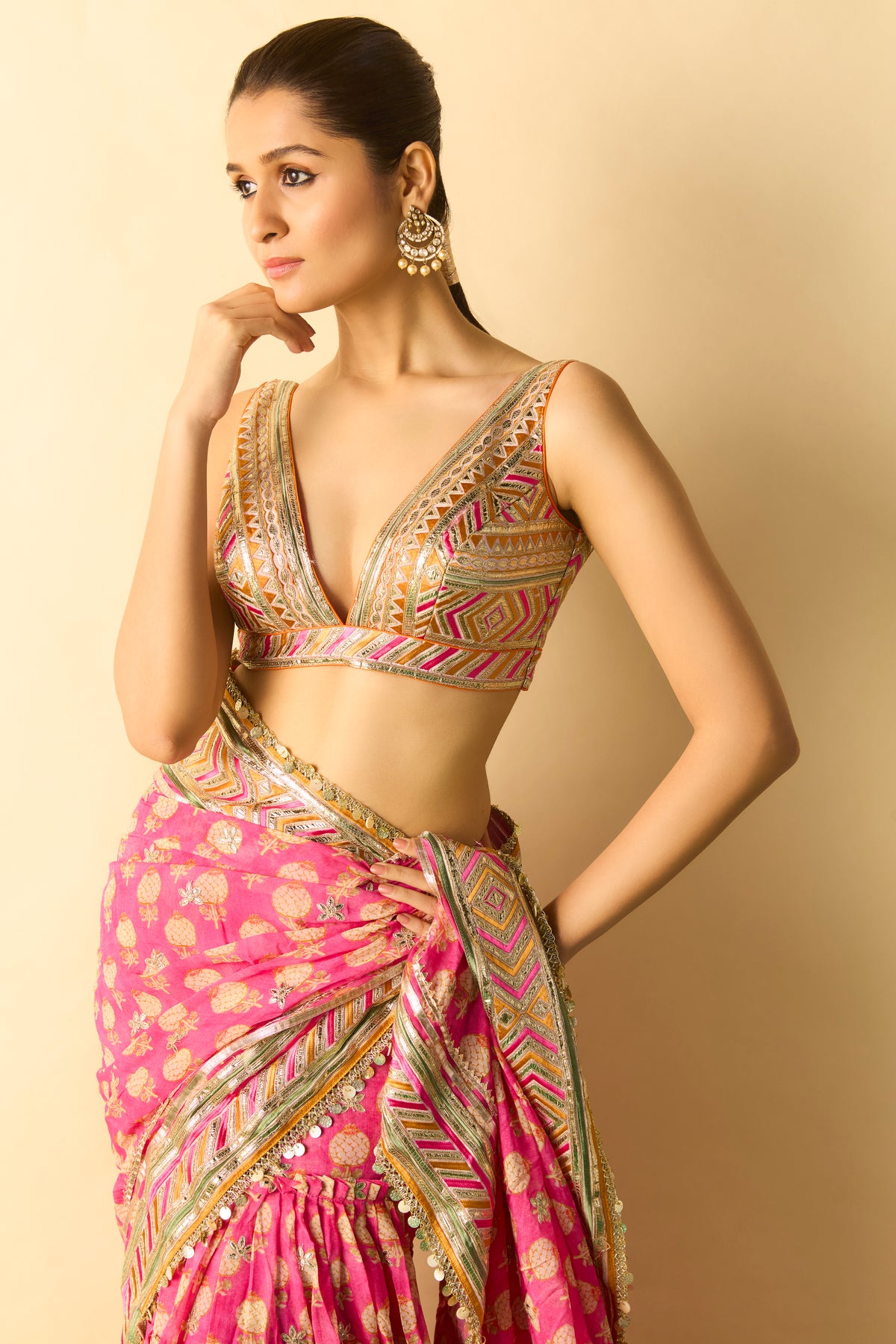 Jasleen Saree Set