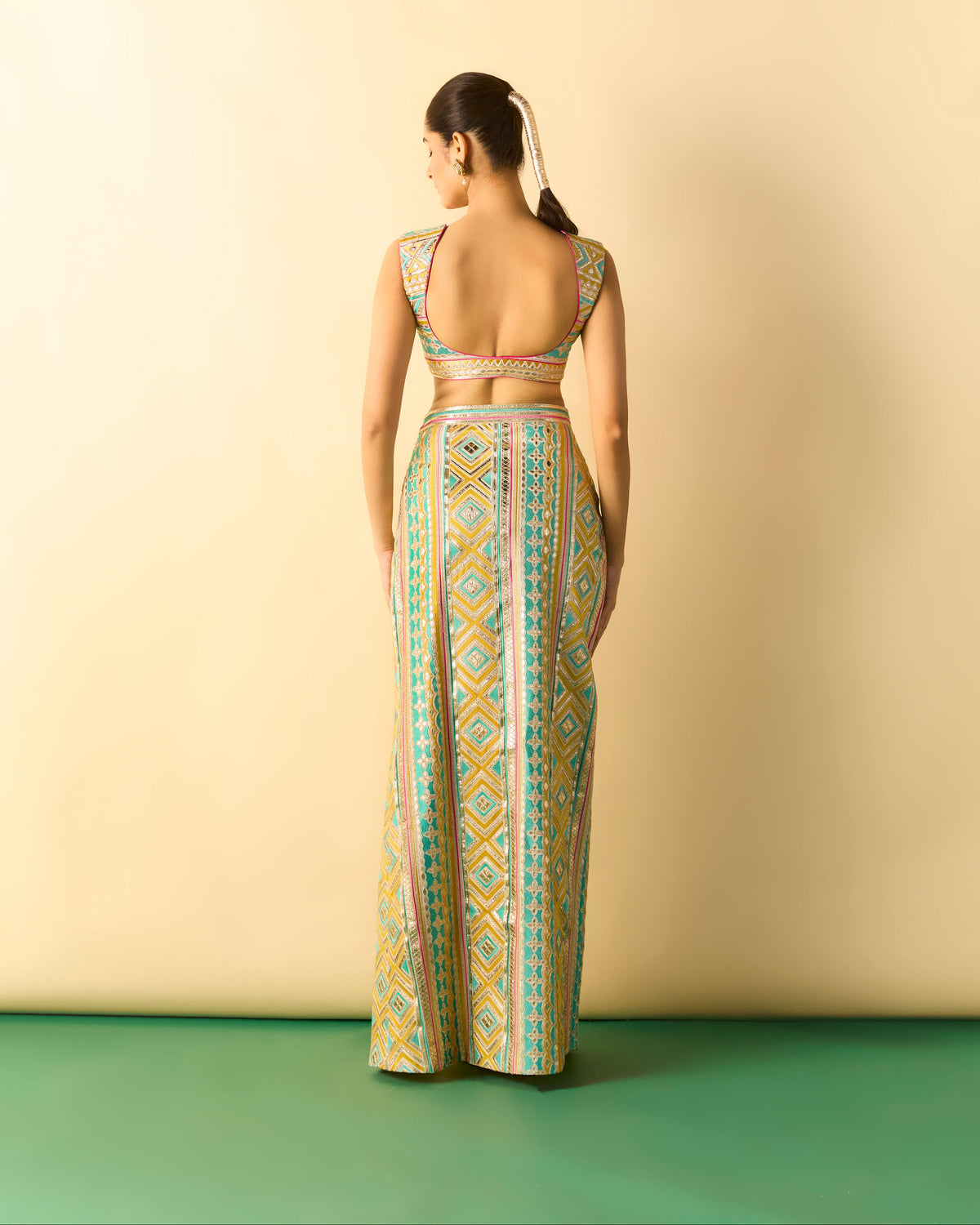 kashvi slit skirt set