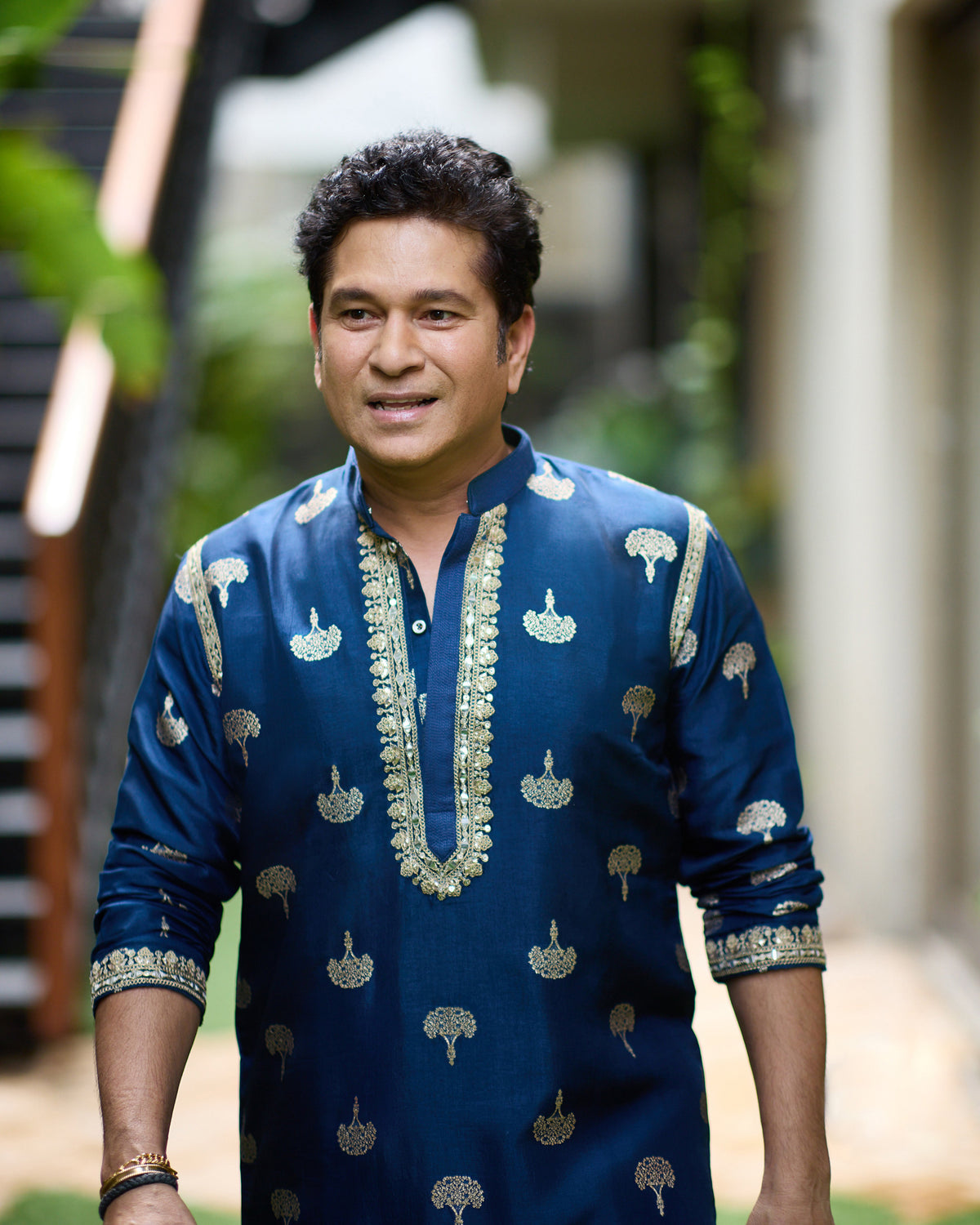Sachin Tendulkar in Arijit Kurta Set