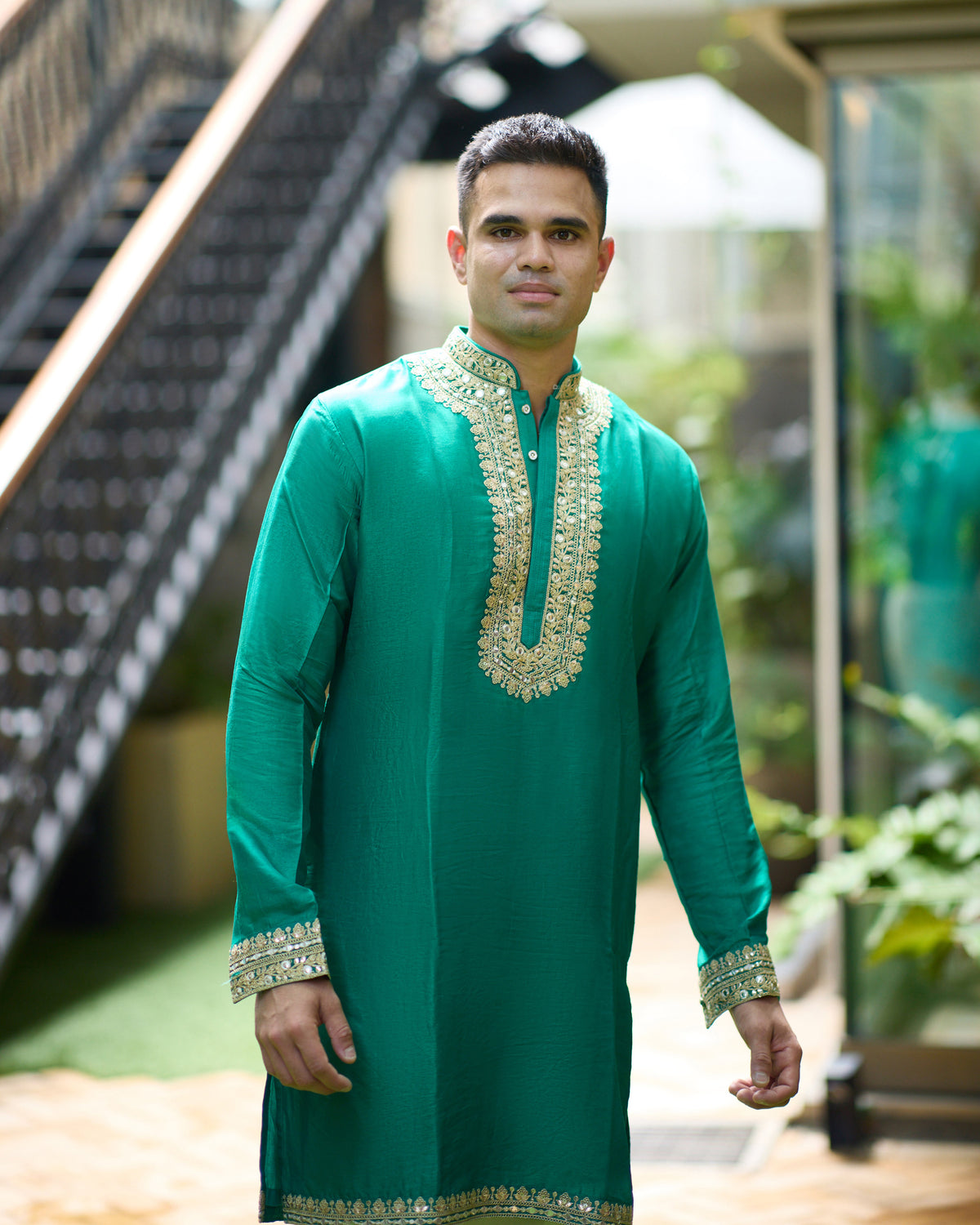 Arjun Tendulkar in Ansh Kurta Set
