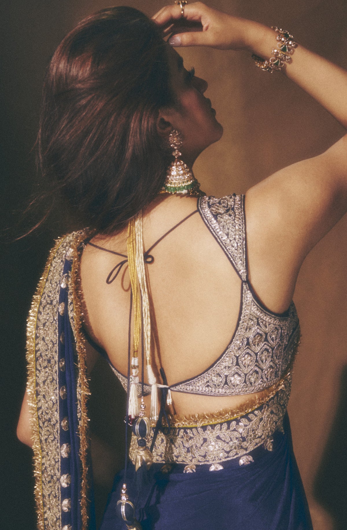 Nidhi Agarwal in Layla Saree Set