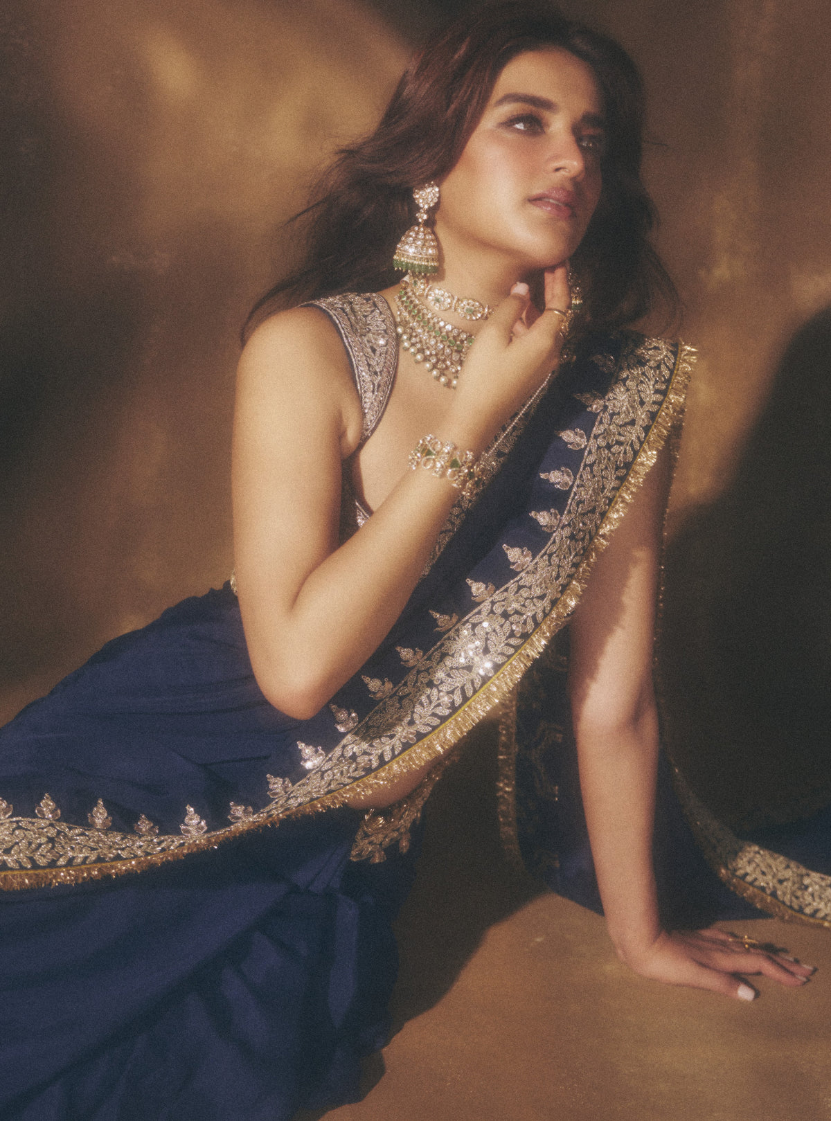 Nidhi Agarwal in Layla Saree Set