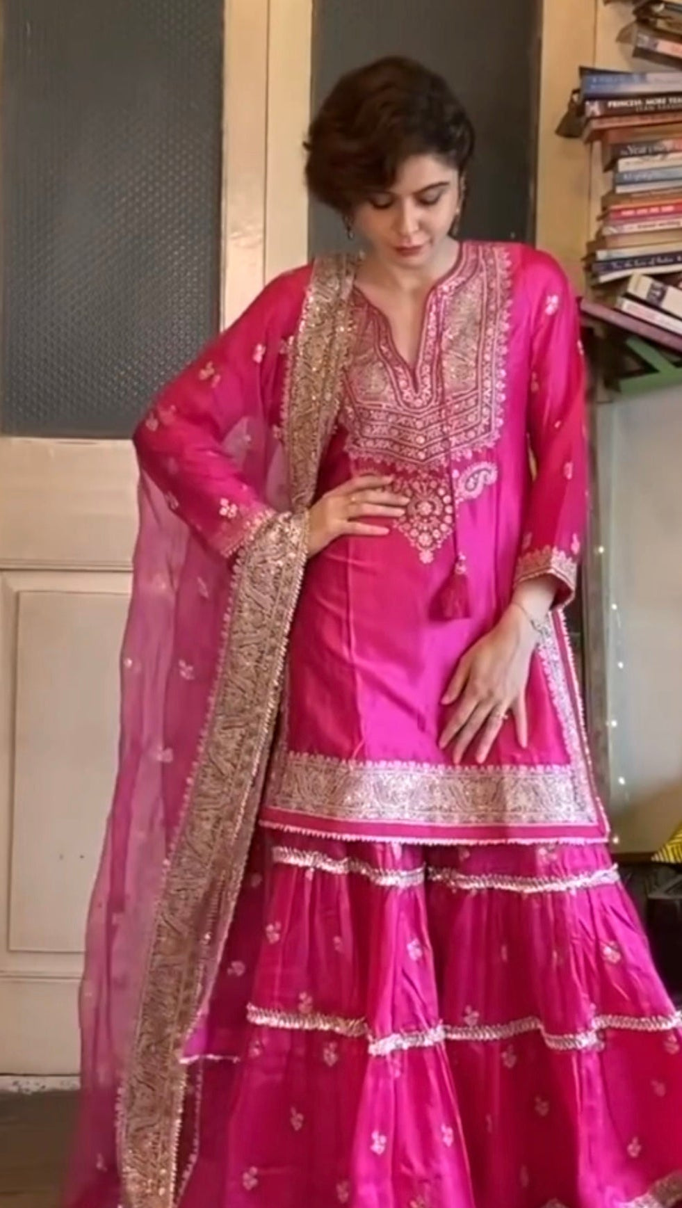 Rati Short Sharara Set