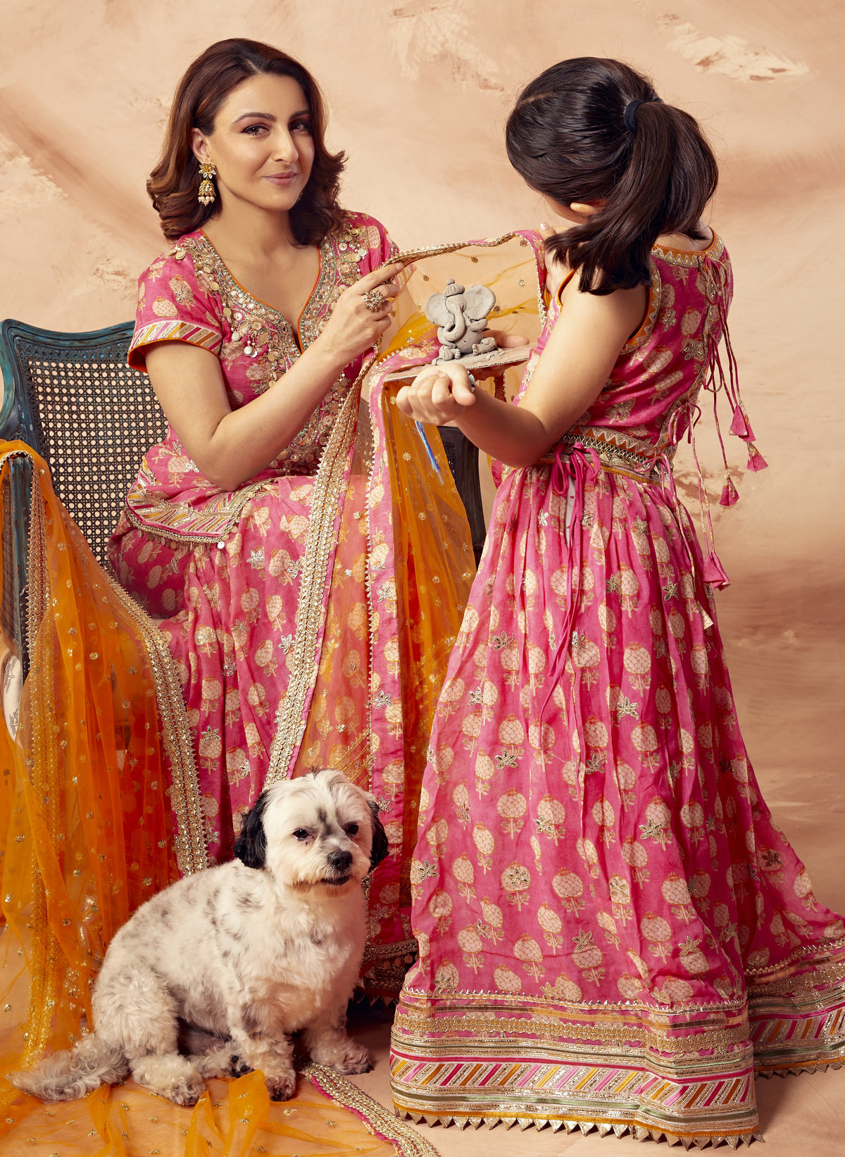 Soha Ali Khan in Sherry Sharara Set