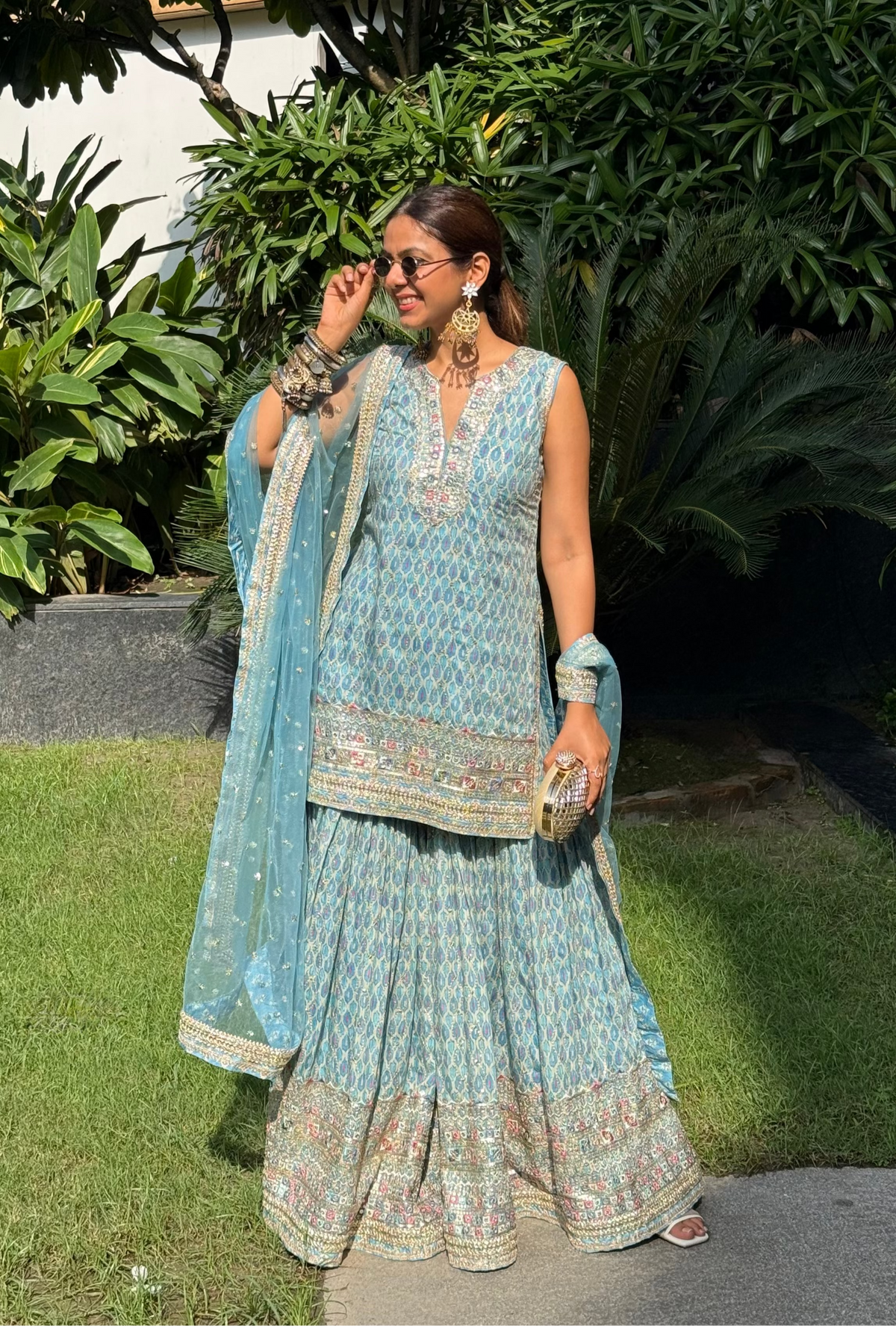 Sneha Adwani in Dhruvi Sharara Set