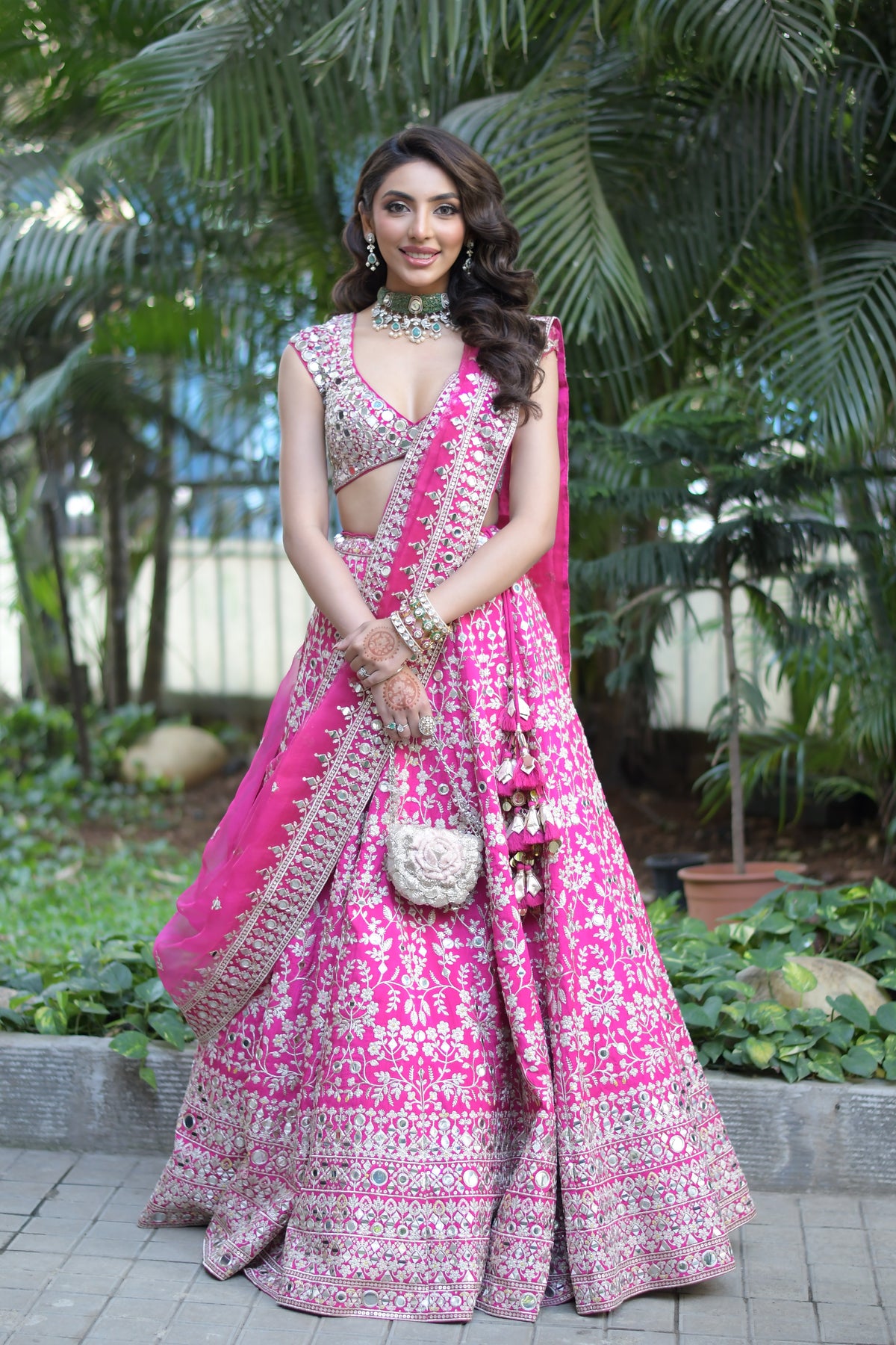Mallaikaa Chheda in Niranjana Lehenga Set