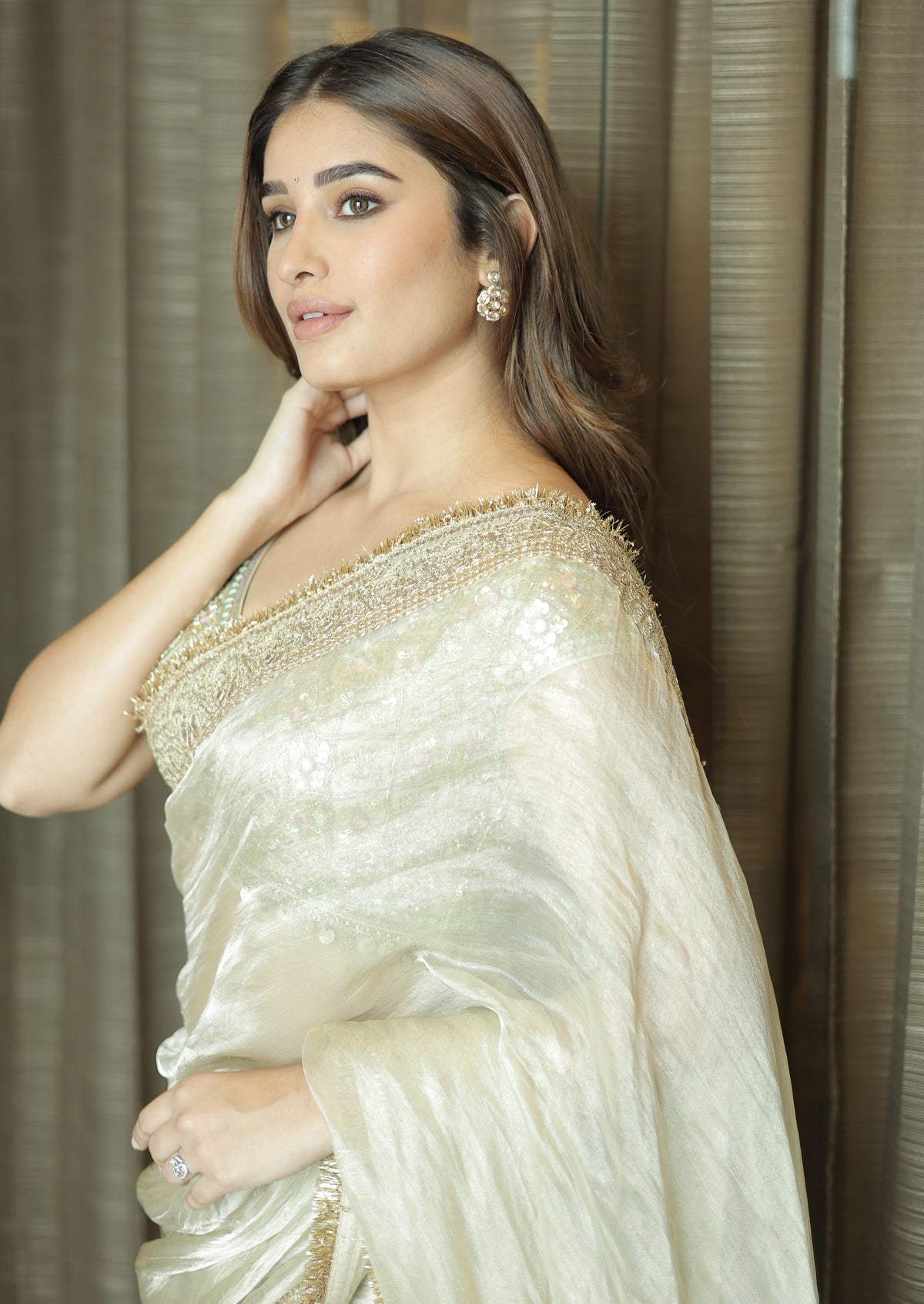 Rasha Thadani in Rasha Saree Set