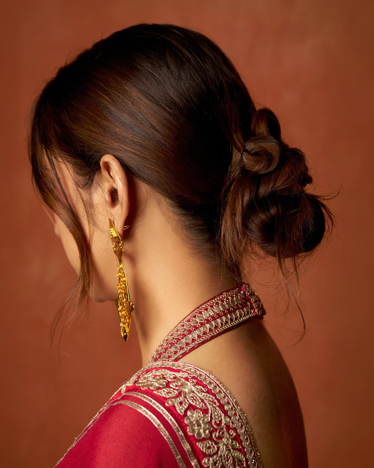 Ahsaas Channa in Afreen Saree Set