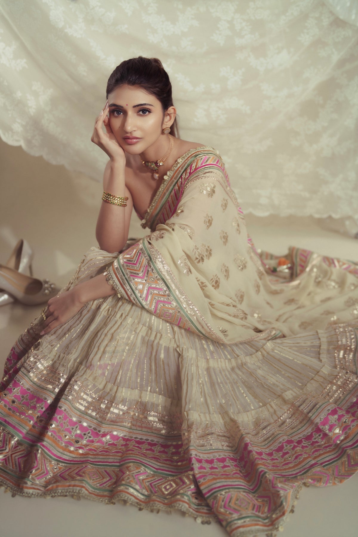 Sreeleela  in Zehn Saree Set